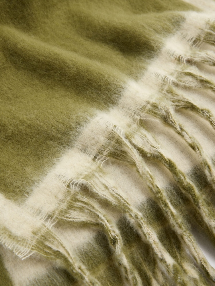 Verde oscuro - Lipsy Reversible Brushed Scarf - Imagen 7 de 7