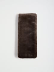 Marrón chocolate - Lipsy Faux Fur Stole Scarf - Imagen 1 de 3