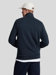 أزرق - سويت شيرت بربع سحّاب من Lyle & Scott - صورة 3 من 5