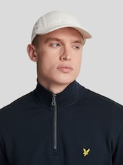 أزرق - سويت شيرت بربع سحّاب من Lyle & Scott - صورة 4 من 5