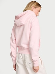Victoria's Secret Angel Pink Angel Fleece Full Zip Hoodie - Image 2 of 2