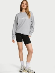 Victoria's Secret PINK Medium Heather Grey Fleece Crewneck Sweatshirt - Image 1 of 2