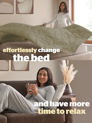 Silentnight Summer Breeze Seersucker Coverless Duvet - 4.5 Tog - Image 3 of 9