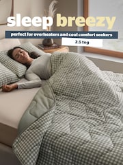 Silentnight Summer Breeze Gingham Coverless Duvet - 2.5 Tog - Image 5 of 9