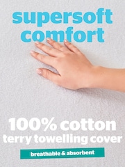 Silentnight Terry Towelling Mattress Protector - Image 3 of 9