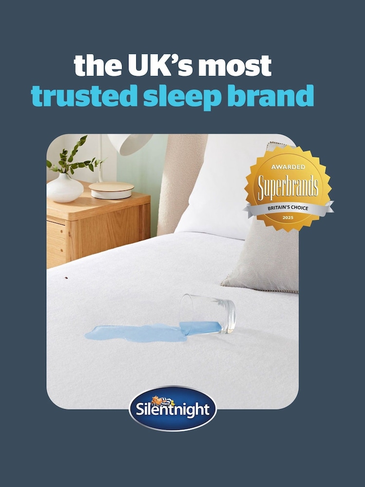 Silentnight Terry Towelling Mattress Protector - Image 8 of 8 Silentnight Terry Towelling Mattress Protector - Image 8 of 8