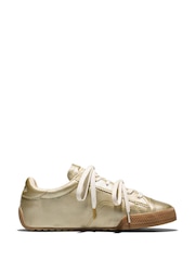 Converse Chuck Taylor Low Metallic Leather Trainers - Bilde 1 av 7