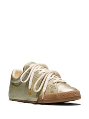 Converse Chuck Taylor Low Metallic Leather Trainers - Bilde 5 av 7