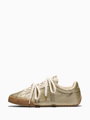Converse Chuck Taylor Low Metallic Leather Trainers - Bilde 6 av 7