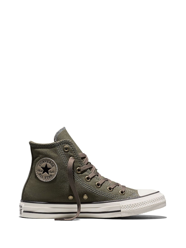 Converse Brown Chuck Taylor All Star Premium Canvas Trainers - Image 1 of 6 Converse Brown Chuck Taylor All Star Premium Canvas Trainers - Image 1 of 6