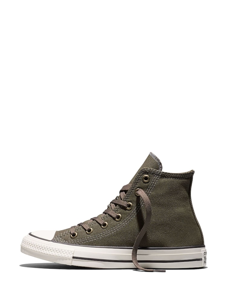 Converse Brown Chuck Taylor All Star Premium Canvas Trainers - Image 2 of 6 Converse Brown Chuck Taylor All Star Premium Canvas Trainers - Image 2 of 6
