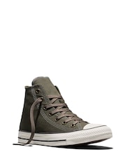 Converse Brown Chuck Taylor All Star Premium Canvas Trainers - Image 3 of 6