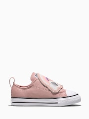 Converse White Chuck Taylor One Strap Rainbows Low Trainers - Image 1 of 5