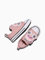 Converse White Chuck Taylor One Strap Rainbows Low Trainers - Image 5 of 5