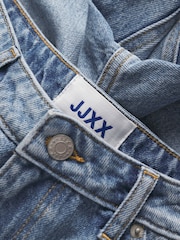 JJXX Blue Mid Rise Denim Shorts - Image 4 of 5