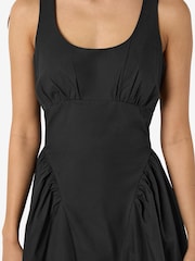 NOISY MAY Black Strap Midi Poplin Dress - Image 4 of 4