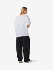 NOISY MAY White Cowboy Print Short Sleeve T-Shirt - Image 2 of 5