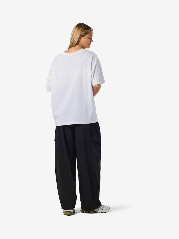 NOISY MAY White Cowboy Print Short Sleeve T-Shirt - Image 2 of 5