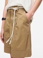 VILA Brown Cargo Knee Shorts - Image 3 of 3