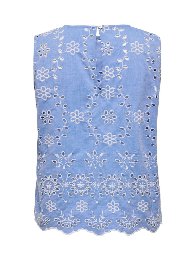 JDY Embroidery Detail Sleeveless Top - Изображение 7 7