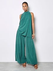 Apricot Blue Soft Pleat Tunic Top - Image 2 of 5