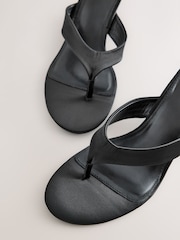 Black Forever Comfort® Low Wedge Mules - Image 9 of 10