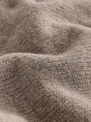 Weekend MaxMara Natural Tornado Knitted-Jersey Scarf - Image 3 of 5
