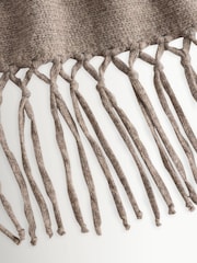 Weekend MaxMara Natural Tornado Knitted-Jersey Scarf - Image 5 of 5