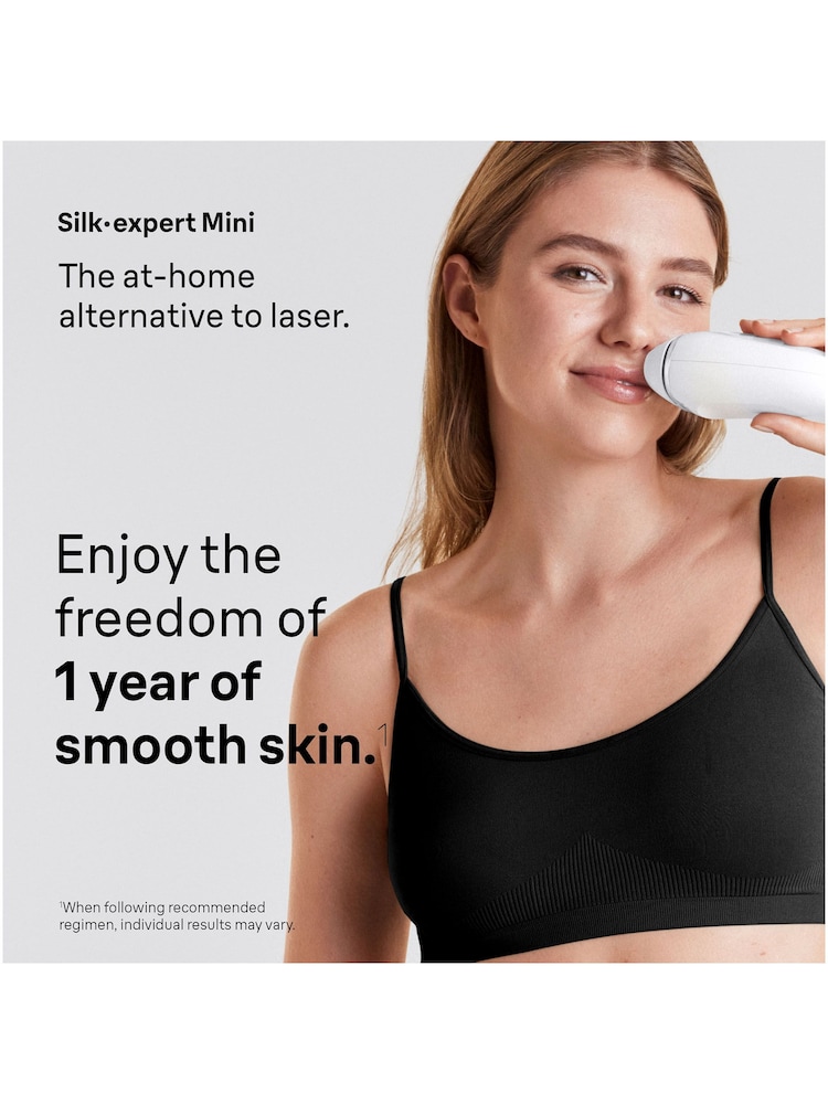 Braun IPL Silkexpert Mini, At Home Hair Removal, PL1114 - Image 2 of 8 Braun IPL Silkexpert Mini, At Home Hair Removal, PL1114 - Image 2 of 8