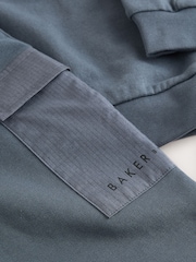 Baker by Ted Baker Slate Grey Oversized Sweatshirt and Joggers Set - Image 10 of 13