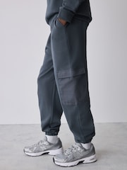 Baker by Ted Baker Slate Grey Oversized Sweatshirt and Joggers Set - Image 4 of 13