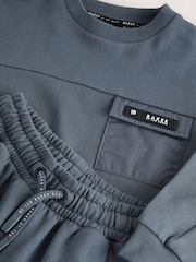 Baker by Ted Baker Slate Grey Oversized Sweatshirt and Joggers Set - Image 9 of 13