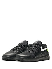 Nike Black Volt NikeCourt Junior Vapor X Little/Tennis Trainers - Image 3 of 7
