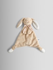 JoJo Maman Bébé Personalised Floral Billie Bunny with Scarf Comforter - Image 1 of 4