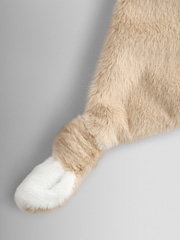 JoJo Maman Bébé Personalised Floral Billie Bunny with Scarf Comforter - Image 4 of 4