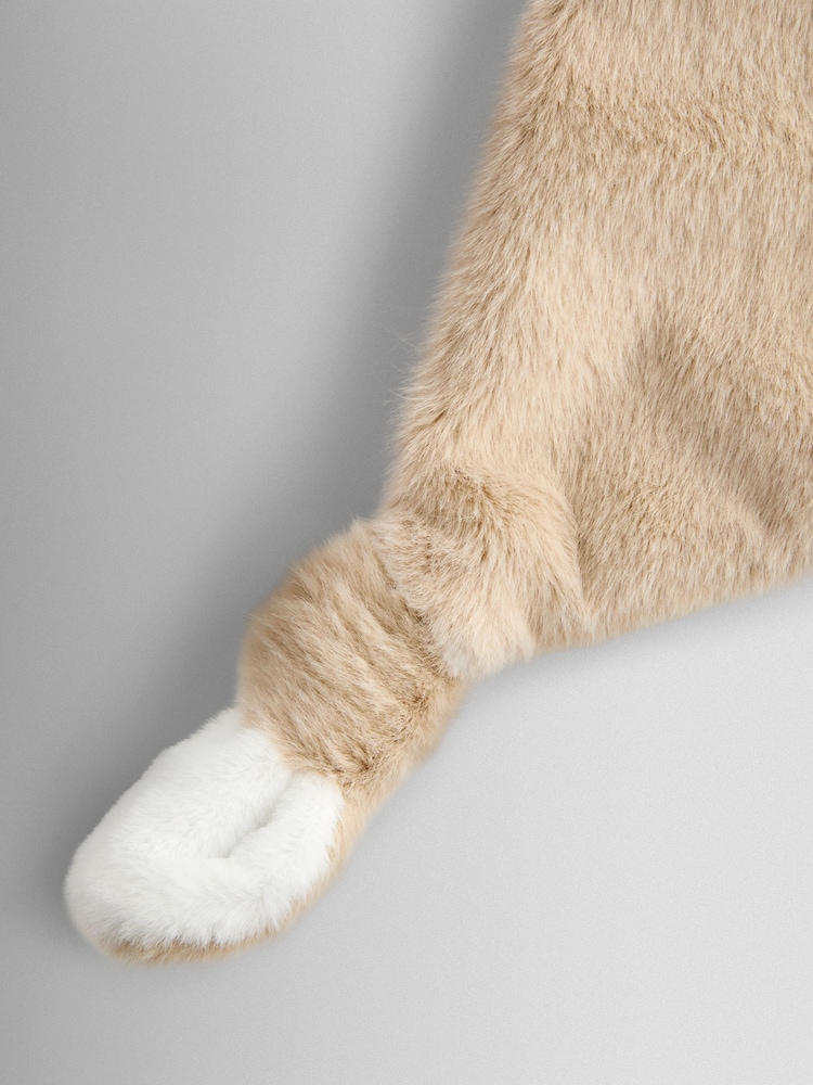 JoJo Maman Bébé Personalised Floral Billie Bunny with Scarf Comforter - Image 4 of 4