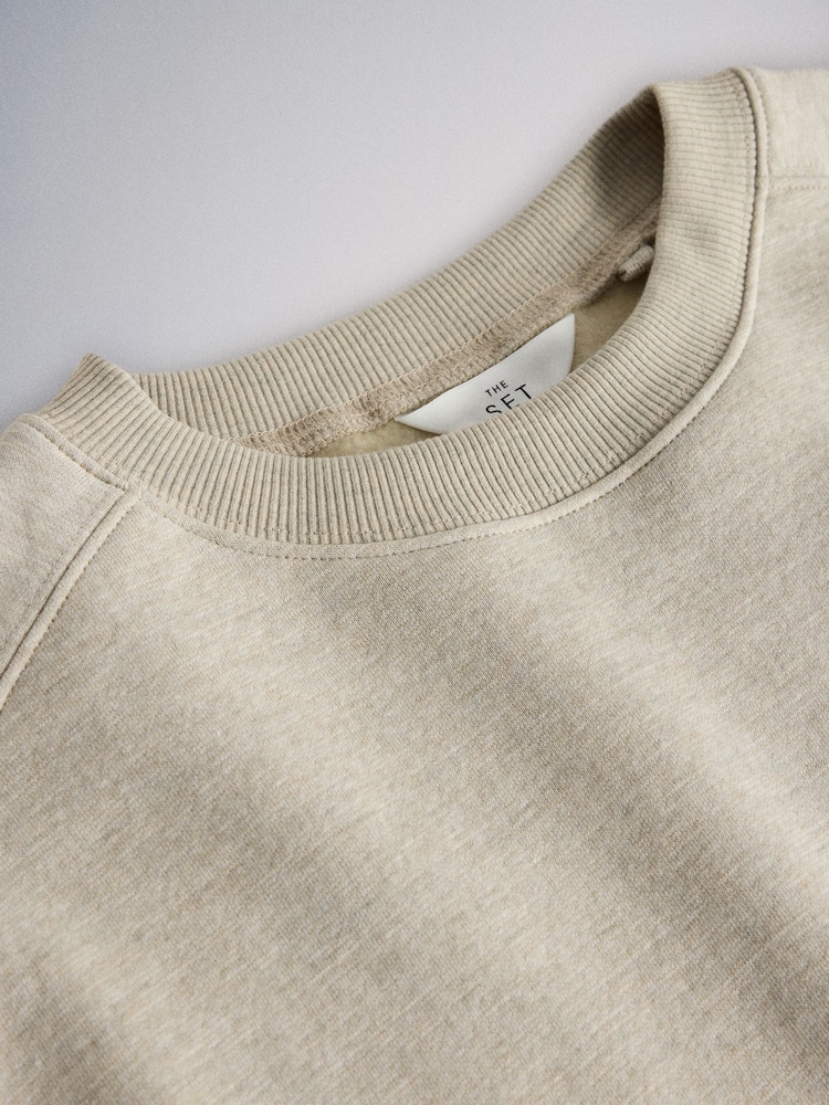 The Set 3 Pack Saddle Sleeve Crew Neck Sweatshirts Pink - Image 6 of 6
