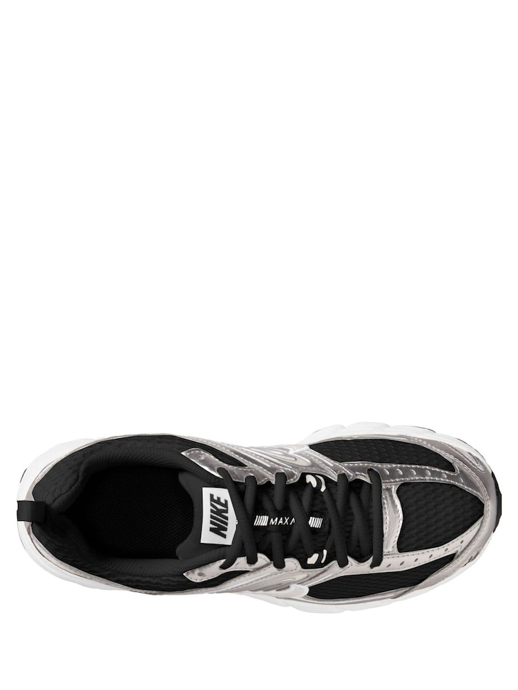 Nike Black Silver Youth Air Max Moto 2K Trainers - Image 2 of 3 Nike Black Silver Youth Air Max Moto 2K Trainers - Image 2 of 3