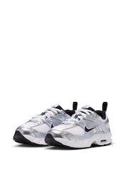 Nike White/Silver Blue Junior Air Max Moto  Trainers - Image 2 of 8