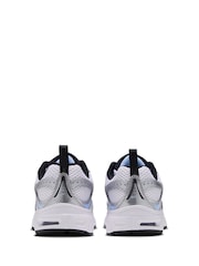 Nike White/Silver Blue Junior Air Max Moto  Trainers - Image 4 of 8