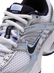 Nike White/Silver Blue Junior Air Max Moto  Trainers - Image 7 of 8