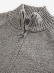 Free People Grey Wtf On It Half Zip Cardigan - Image 8 of 9
