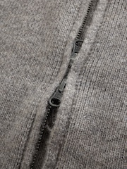 Free People Grey Wtf On It Half Zip Cardigan - Image 9 of 9