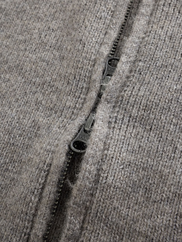 Free People Grey Wtf On It Half Zip Cardigan - Image 9 of 9 Free People Grey Wtf On It Half Zip Cardigan - Image 9 of 9