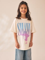 Ecru Shania Twain Oversized Graphic T-Shirt (3-16yrs) - Image 2 of 9