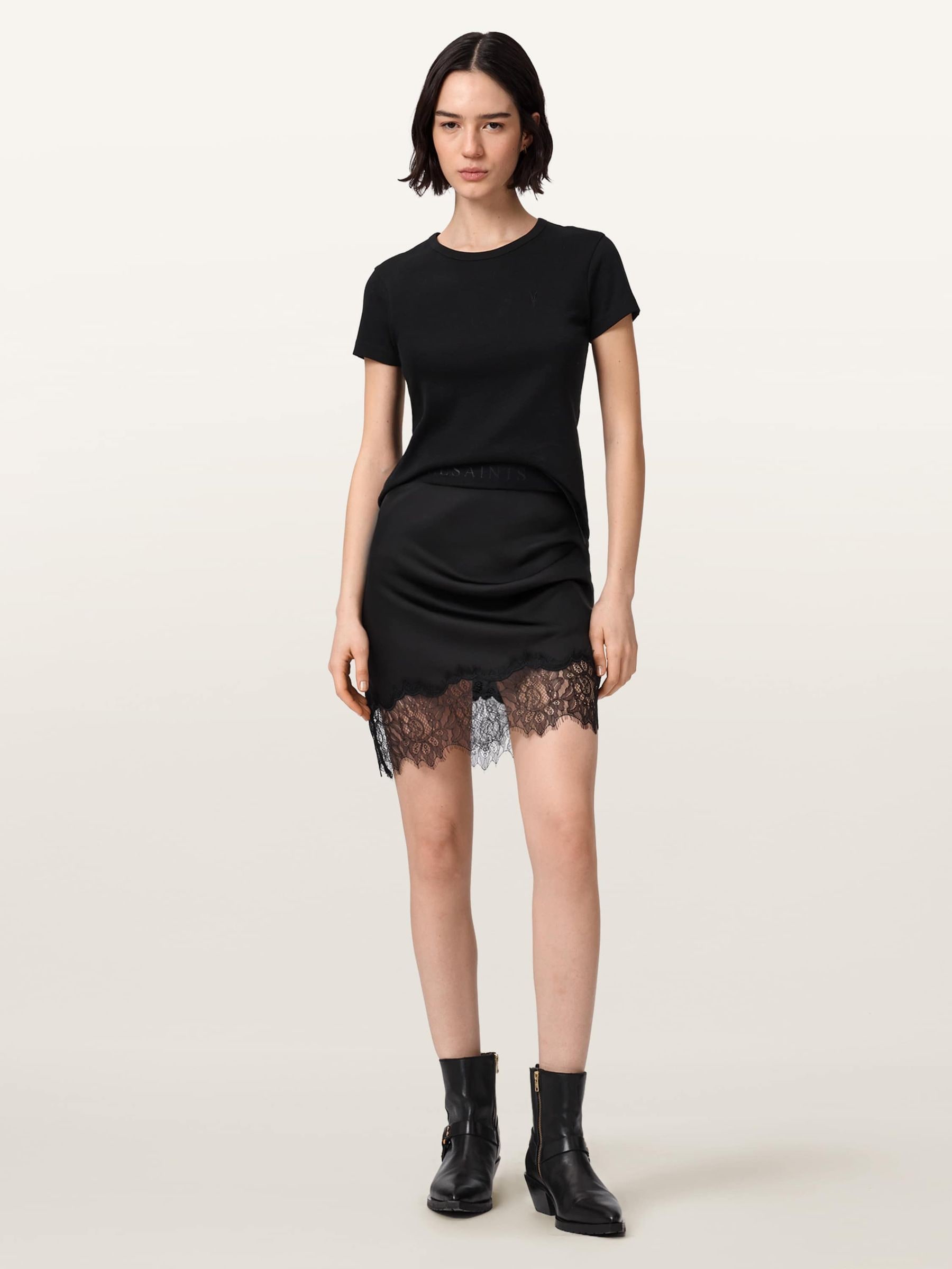 Buy AllSaints Black Azar Mini Skirt from Next USA