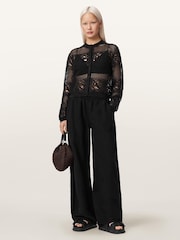 AllSaints Black Kyra Cardigan - Image 5 of 6