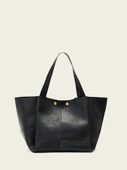AllSaints Black Rosalie Tote - Image 1 of 7