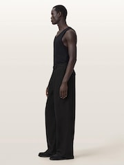 AllSaints Black Conway Trousers - Image 1 of 8