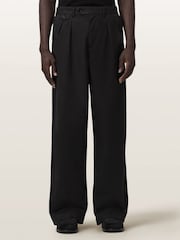 AllSaints Black Conway Trousers - Image 2 of 8